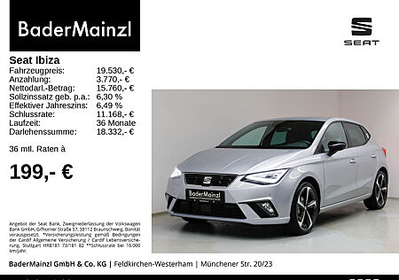 Seat Ibiza 1.0 TSI FR ACC SHZ Kam. Mirror Link