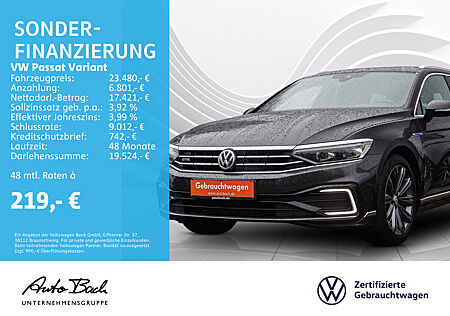 VW Passat Variant GTE 1.4 eTSI DSG Navi LED Standhzg Panorama Digital Cockpit ACC AHK