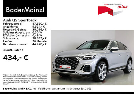 Audi Q5 Sportback 40 TDI quattro S line AHK Pano HUD