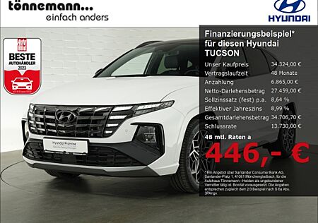 Hyundai Tucson T-GDI N-LINE 48V DCT +VOLL LED+NAVI+RÜCKFAHRKAMERA+SCHIEBEDACH+SOUNDSYSTEM+KLIMASITZ