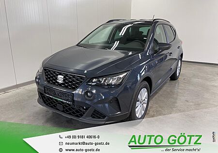 Seat Arona Style 4-Jah Garantie AHK*Navi*DAB*VZE*LED*Tempomat*SmartLink*DigiCockpit*Kamera*ParkAssist*Freispr.*Sitzheiz*PDC*vo+hi*Alu*SpurAssist*Connect*Sunset*ZV-Funk*4xEFH*Ladeboden*Nebel*Armlehne*Metallic