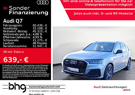 Audi Q7 60 TFSIe quattro S-Line AHK HUD Pano B&O Matrix