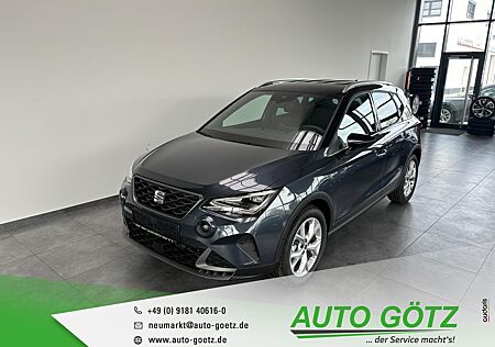 Seat Arona FR DSG 5-Jah Garantie AHK*Navi*DAB*VZE*LED*ACC*SmartLink*DigiCockpit*Kamera*ParkAssist*Kessy*BlindSpot*Freispr.*Sitzheiz*PDC*vo+hi*Alu*LichtAssist*SpurAssist*Connect*Sunset*ZV-Funk*4xEFH*Ladeboden*Nebel*Armlehne*Metallic