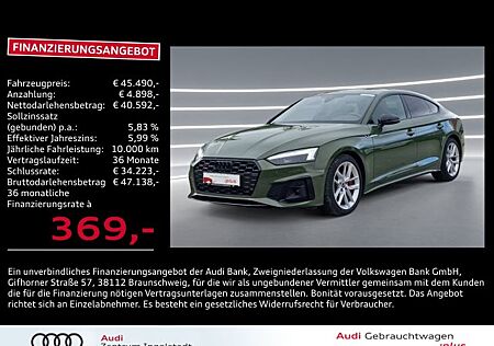 Audi S5 Sportback TDI qu AHK ACC HuD S-Sitze MATRIX