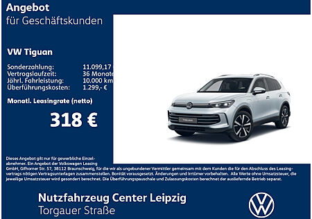 VW Tiguan Elegance 1.5 l eHybrid 110 kW / 85 kW DSG