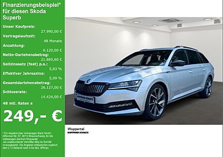 Skoda Superb Com. iV Sportline DSG LED NAVI AHK SHZ PDC LM ZV