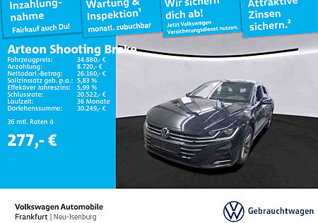 VW Arteon Shooting Brake 2.0 TDI DSG R-Line 4MOTION Navi AHK Fahrassistent "Travel Assist", Spurhalteassistent "Lane Assist" und "Emergency Assist"