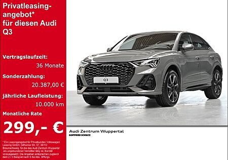 Audi Q3 SPORTBACK S LINE 35 TFSI AHK-klappbar Cockpit Soundsystem 360 Kamera LED