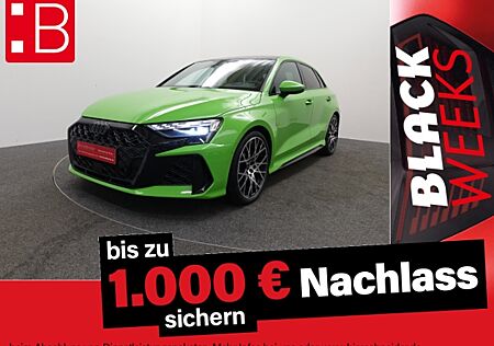 Audi RS3 Sportback FACELIFT AKTION! 584 EUR PANO SONOS SPORTAGA 280KMH MATRIX LEDER NAVI KEYLESS PDC+KAMERA