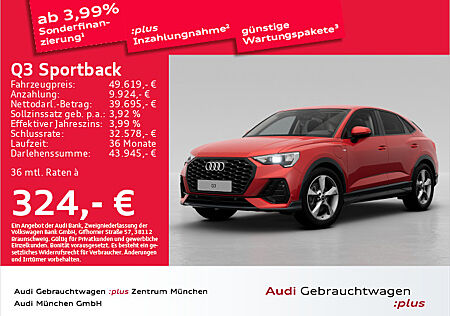 Audi Q3 Sportback 45 TFSI e S tronic S line Virtual/ACC/Navi+/Privacy/AHK