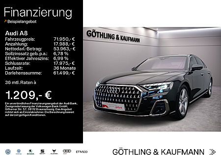 Audi A8 60 TFSIe qu S line tip*Air*HUD*B&O*Pano*Matrix*Virtual*Navi+*Assistenz*AHK*