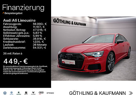 Audi A6 Limousine 55 TFSI qu 2x S line S tro*B&O*HUD*ARL*LED*Virtual*Navi+*Assistenz*Optik