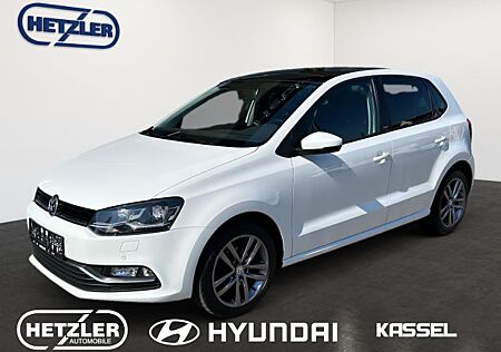 VW Polo V Allstar 1.0 El. Panodach LED Klimaautom SD SHZ PDCv+h Berganfahrass. Winterpaket