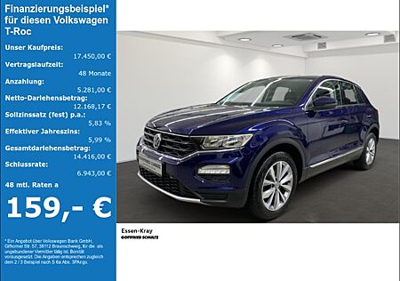 VW T-Roc Klima FSE Style 1.0 TSI Telefon Sitzheizung PDC