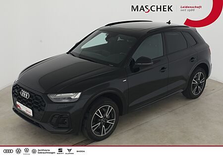 Audi Q5 S line 40 TDI quatt Pano Matrix R-Cam AHK Bla