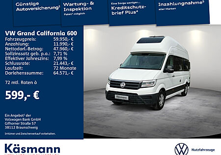 VW T6 California Grand California 600 SOFORT VERFÜGBAR