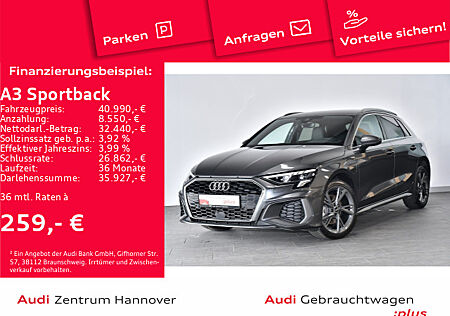 Audi A3 Sportback e-tron S line 40 TFSIe AHK virtual LED ACC