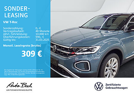 VW T-Roc 1.5 TSI DSG Style, Navi, LED, AHK, App-Connect, Digital Cockpit Pro, ACC