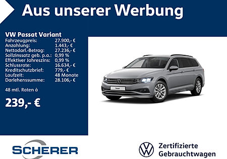 VW Passat Variant 1.5 TSI DSG Business NAVI SHZ ACC LED DAB