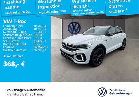 VW T-Roc 1.5 TSI DSG R-Line Navi AHK LED Heckleuchten Panoramadach Sitzheizung Leichtmetallfelgen 1.5 TSI R-Line