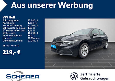 VW Golf Life 2.0 DSG LED NAVI KAMERA SHZ PANO