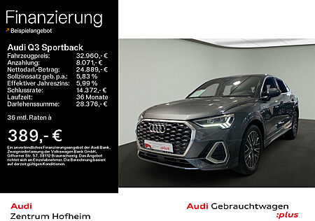 Audi Q3 Sportback 40 TFSI qu 2x S line S tro*LED*Virtual*Navi+*Kamera*AHK*