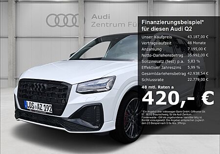 Audi Q2 S line tronic 35 TFSI Stronic Sline+Panodach+LED+Optikpaket schwarz plus