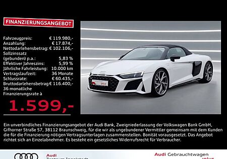 Audi R8 Spyder V10 RWD B&O LED NAVI Kamera 20"