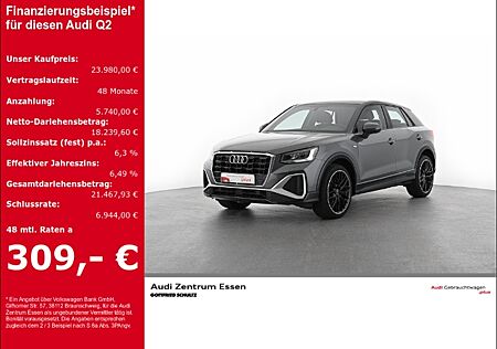 Audi Q2 35 TFSI S-LINE 6-GANG LED APP SHZ MUFU FSE