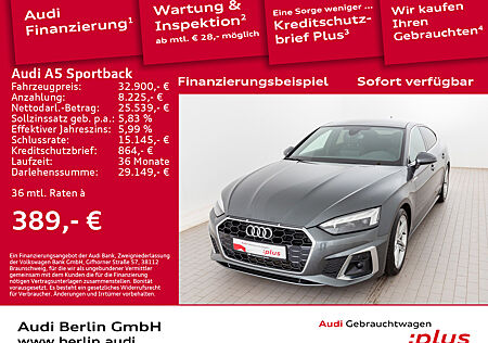 Audi A5 Sportback S line 35 TFSI S tr. B&O PANO RFK