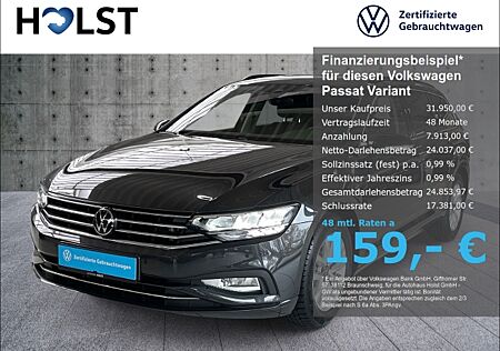 VW Passat Variant 1.5TSI DSG Business AHK LED SHZ ACC GJR