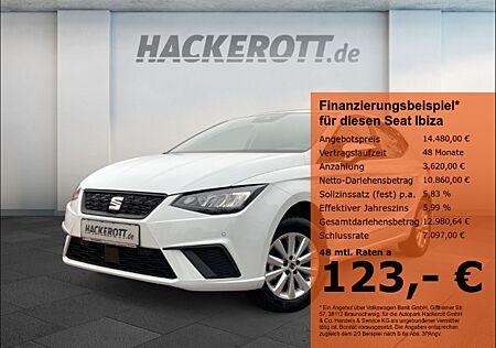 Seat Ibiza Style 1.0 TGI 66 KW (90 PS) LED Navi Rückfahrkam. PDCv+h Tel.-Vorb. Multif.Lenkrad