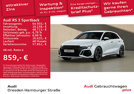 Audi RS3 RS 3 Sportback 2.5 TFSI quattro Matrix B&O Navi