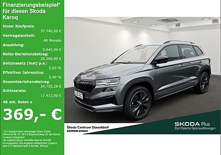 Skoda Karoq Sportline 150 PS DSG AHK Pano Fahrassistenz-System