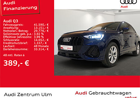 Audi Q3 S line 35 TFSI S tronic AHK NAV+ STDHZG