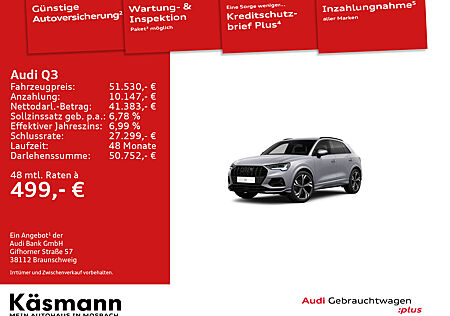 Audi Q3 advanced 35TFSI NAVI LED VIRT KAM SHZ GRA