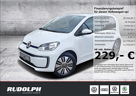 VW Up ! e- Edition UPE 30.490 Multif.Lenkrad SHZ Klimaautom PDC