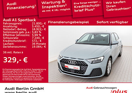 Audi A1 Sportback 25 TFSI S tr. VIRTUAL LED RFK NAVI