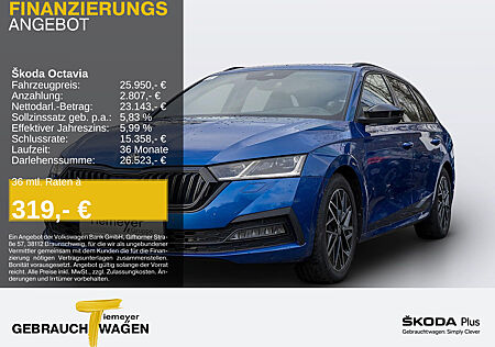 Skoda Octavia Combi 2.0 TDI DSG STYLE SPORTPKT PANO ST.HEIZ AHK