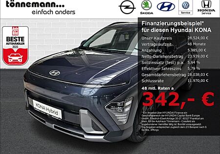 Hyundai Kona HEV TREND DCT+VOLL LED+NAVI+BOSE SOUNDSYSTEM+RÜCKFAHRKAMERA+SMARTKEY+SITZ-/LENKRADHEIZUNG