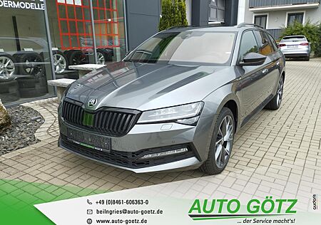 Skoda Superb Combi SportLine DSG 4Jahre Garantie 4x4*AHK*Navi*DAB*VZE*LED*ACC*SmartLink*Standheiz.*Panorama*DigiCockpit*elektr. Heckkl.*AreaView*ParkAssist*Kessy*BlindSpot*Freispr.*Sitzheiz*PDC*vo+hi*Alu*LichtAssist*SpurAssist*DCC*Connect*Sunset*ZV-Funk*4xEFH*Ladeboden*Lenkradheiz*beheiz.Frontscheibe*Nebe