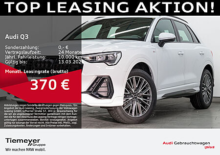 Audi Q3 40 TFSI Q S LINE LM19 AHK S-SITZE eSITZE