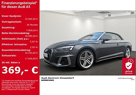 Audi A5 CABRIO S LINE 40 TDI QUATTRO B&O HEAD-UP LEDER