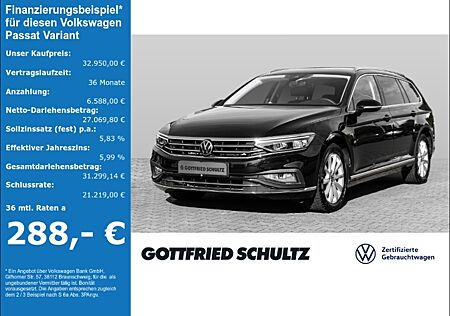 VW Passat Variant 2.0 TDI DSG Elegance AHK LED Navi