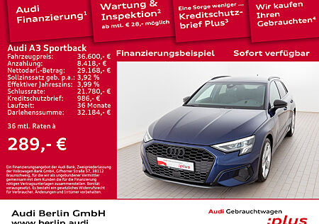 Audi A3 Sportback Advanced 35 TDI S tr. RFK VIRTUAL