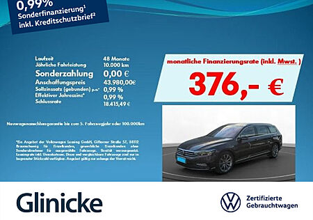 VW Passat Variant 2.0 TDI R-line Elegance 4Motion AHK DSG