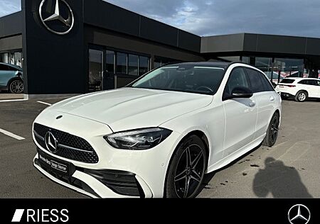 Mercedes-Benz C 220 d T AMG Sport Night AHK LED Pano Ambi Kame