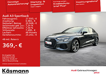 Audi A3 Sportback 35TFSI S line NAV LED SHZ VIRTUAL