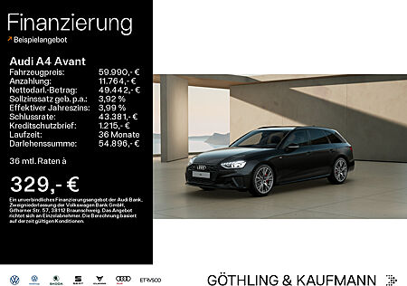 Audi A4 Avant 45 TFSI qu 2x S line S tro*B&O*HUD*Pano*Standh*Matrix*Virtual*Navi+*Tour*Stadt*Parken*AHK*