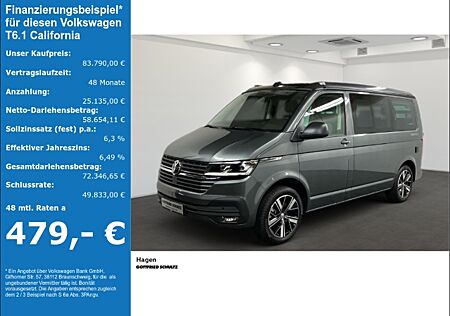 VW T6 California T6.1 California Beach 2 0 TDI DSG 4MOTION AHK Kamera Standhzg Markise